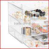 Large Desk Acrylic Jewelry Organizer Display Box thumbnail-2