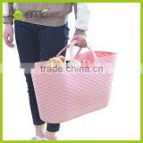 Emc 2017new PE Large Weave Basket for Clothes Plastic Luandry Basket Storage Basket 38L thumbnail-2