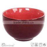 Light Color Ceramic Two Tone Soup Bowl thumbnail-1
