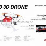 China 2016 New Products 6CH 400 3D Rolling Outdoor Brushless Motor Quadcopter Feilun RC Plane Kit thumbnail-5