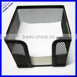 Desktop Black Wire Metal Mesh Desk Note Holder thumbnail-1