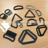 Black, White, Plastic, Nylon, Pom, D Ring, Loop, Sewable D Ring, Tri-ring, Sewable Loop thumbnail-4