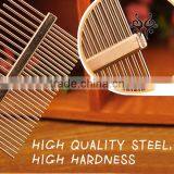 2017 Newest Style Double Wooden Handle Steel Comb thumbnail-3