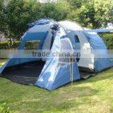 Waterproof Windproof One Living Room One Bedroom With Vestview 3-4 Persons Camping Tent