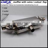 Racing Performance Muffler With Exhaust Valve in Exhaust System thumbnail-2