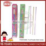 Long Straw Sour Powder Candy/ CC Stick Candy