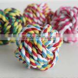 Round Cute Dog Toy Paly Fabric Dog Toy Ball