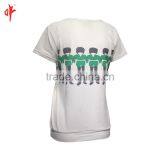 Cut and Sewn T-shirt, Casual Training Top,Heat Seal or Screen Printing Logos thumbnail-4