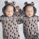 Readymade Garments Wholesale Market Boys and Girls Dot Print Jumpsuits thumbnail-4