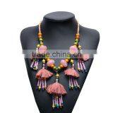 European and American Popular Long Beads Necklace Yarn Hand-woven Yiwu Jewelry Factory Wholesale thumbnail-2