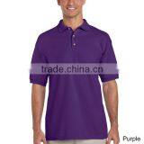Men's Blank Short Sleeve Cotton Polo Shirts thumbnail-4