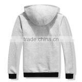 OEM Cheap Custom Heavy Thick Mens Cotton Polyester Fleece Zip Up Sweatshirt and Hoodies thumbnail-4