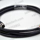 Industrial Ethernet Cables M12 8PIN TO OPEN Cables 3meter 10ft Black GigE Vision Cables / Networking Cables for Baumer I