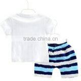 Children Clothing Sets Colourful Printed Summer Cotton Short Sleeve Clothing Sets thumbnail-2