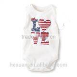 Summer Short Sleeve Baby Bodysuit Soft Cotton Bulk Infant Rompers thumbnail-3