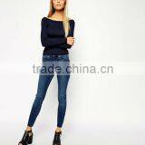 Top With Bardot Neckline and Long Sleeves China Products thumbnail-1