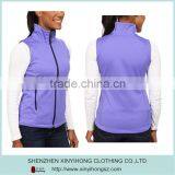 Breathability Ventilation 100% Polyester Customize Womens Gym Vest thumbnail-2