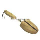 Adjustable Lotus Wood Shoe Tree Type Wooden Shoe Tree Shoe Stretcher in Single Tube and With a Leather String