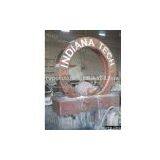 Floating Fountain, Spinning Wheel Water Fountain, Floating Ring Fountain, Ball Fountain, Sphere Fountain, Globe Fountain thumbnail-1