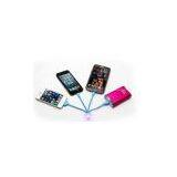 4 in 1 USB Flash Glowing Cable for IPhone5/iPhone 4/Micro USB