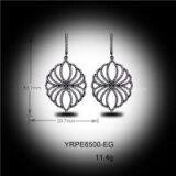 High End Clear Zirconia Micro Pave Black Plating 925 Sterling Silver Pendants thumbnail-2