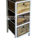 Wooden Cabinet With 3 Drawers thumbnail-1