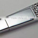 2015 Hot Selling Custom Logo Metal Material USB Flash Drive Disk,Metal Keychain USB Disk USB 2.0