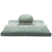 Top Cotton Filled Zafu & Zabuton Meditation Cushion Set Indian Cushion From India thumbnail-4