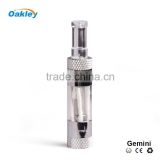 Ociga Gmini Clearomizer 2014 2 ml dual coil Clearomizer Compatible all 510/Ego EVOD Thread battery