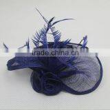 Elegant Feather Fascinator Sinamay Derby Races Hat thumbnail-6