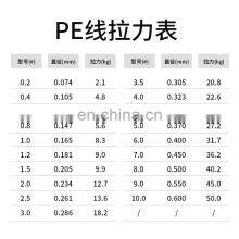 Amazon Hot Sales 100M 4 Stands pe Fishing Line 2.1kg-50kg Tension 100% PE Braided Fishing Line thumbnail-5