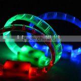 Plastic Hot Sale Party Gift Led Flashing Bracelet
