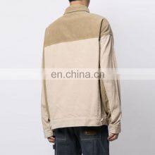 OEM Manufacturer Embroidery Corduroy Jacket Casual Jacket For Men thumbnail-4