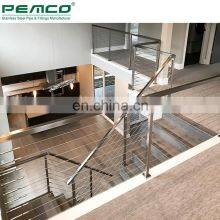 Outdoor Wire Rope Balustrade Deck Stainless Steel Cable Railing Systems thumbnail-3