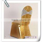 Ruffled Wedding Sequin Chair Cover thumbnail-1