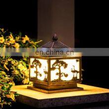 Outdoor Square Solar Pillar Lighting for Gate Lamp Led Solar Pillar Light thumbnail-1