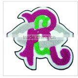 The Color Purple Letter Embroidery