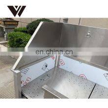 Large Space Luxury Sliding Door Water Preventing Plates Stainless Steel Pet Dog Drooming BathTub thumbnail-1