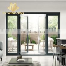 America standard  interior glass french doors with  sound insulation 40db  aluminum french door
