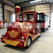 China Top Manufacturer Attraction Tourist Diesel Road Train for Sale thumbnail-1