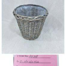 Customized Size Willow Flower Pot/Planter with Natural Material of Different Shapes