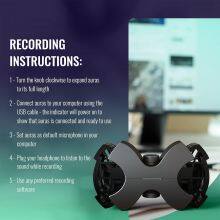 797AUDIO Auras Professional VR USB Digital HRTF Monitor Condenser Microphone Wired in Ear Monitoring System PC Youtuber thumbnail-5