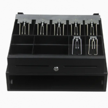 Cash Drawer 460 mm High Quality 12V/24V Cash Register 8 Coin Trays Cash Drawer Metal Box thumbnail-4
