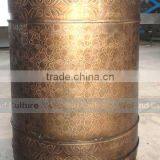Metal Bronze Brass Flower Pot for Property Decoration thumbnail-2