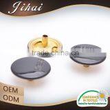 New Fashion Accessories Embossed Logo Metal Custom Clothing Snap Buttons
