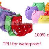 100% Cotton Washable Cloth Diaper Inserts Baby Cloth Diapers With Waterproof Quality Choice thumbnail-1