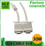 SLT 30M VGA Male to VGA Male Cable 15pin for Computer Monitor Projector Laptop Hdtv LCD Etc Multimedia thumbnail-2