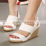 Wholesale China Women Shoes High Heels Sexy New Design Women Wedge Sandals  thumbnail-5