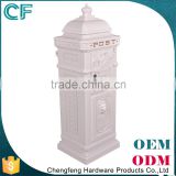 The Most Popular Style In Europe Foshan Factory Residential Outdoor Garden Aluminum Mail Box From China