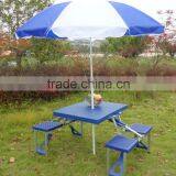 Outdoor Folding ABS Plastic Picnic Table thumbnail-2